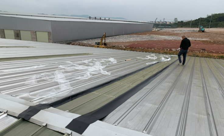 高港厂房屋面防水维修案例